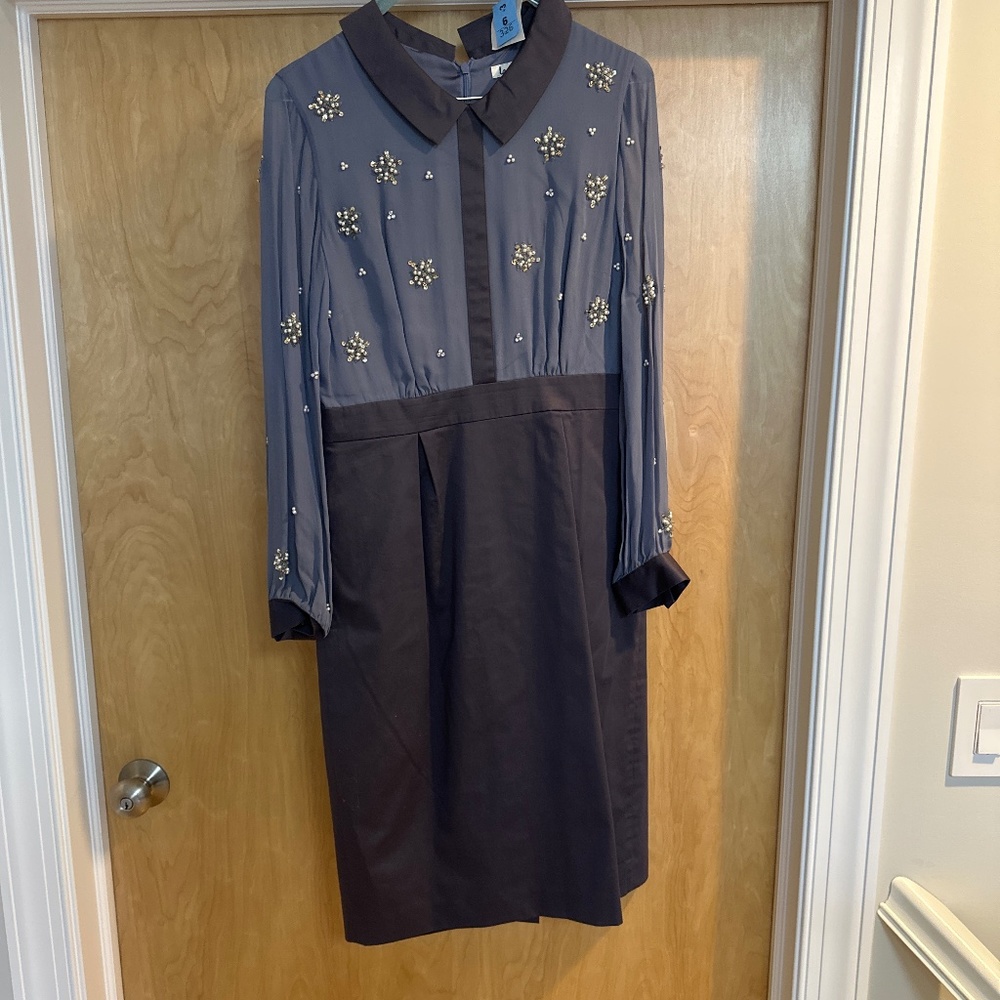 Boden Purple beaded dress